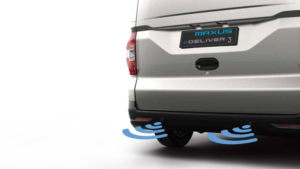 Maxus E Deliver 3 electric van parking sensors