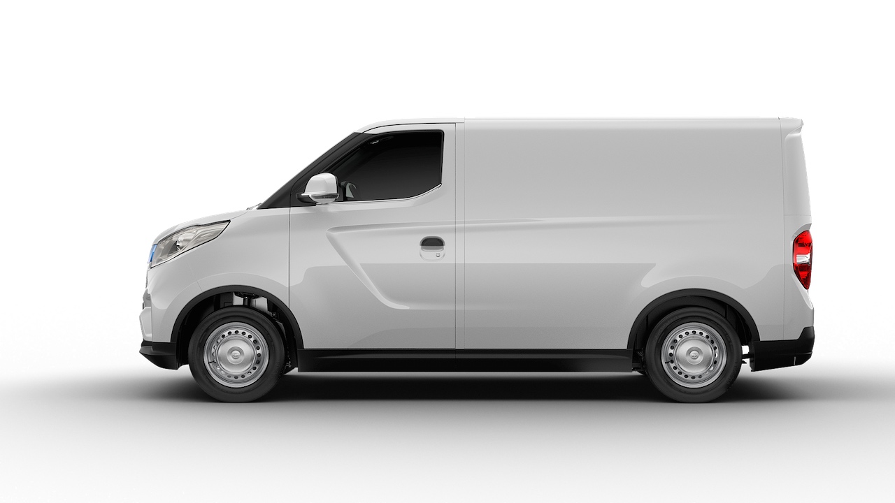Maxus E Deliver 3 electric van side view