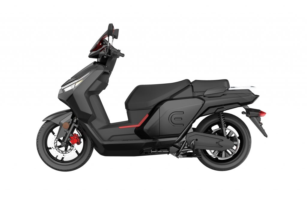 RedE 2GO electric scooter side view