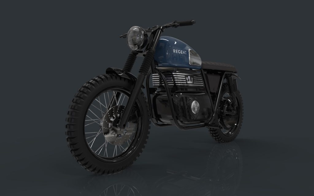 Regent Electric Motorcycle Kismo front