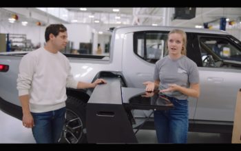 Rivian electric pickup comes with a camp kitchen & induction stove [Update]