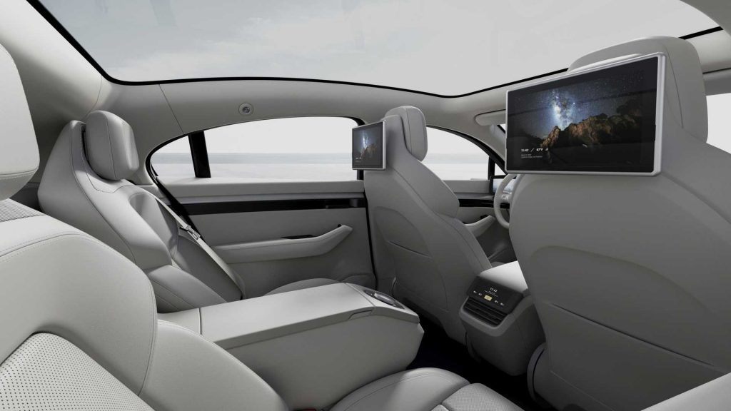 Sony Vision S Concept rear seats