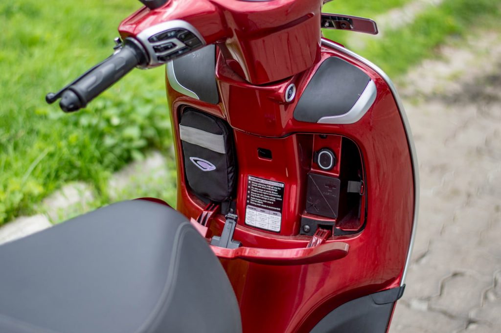 Bajaj Chetak electric scooter glove box initial ownership review from Pune