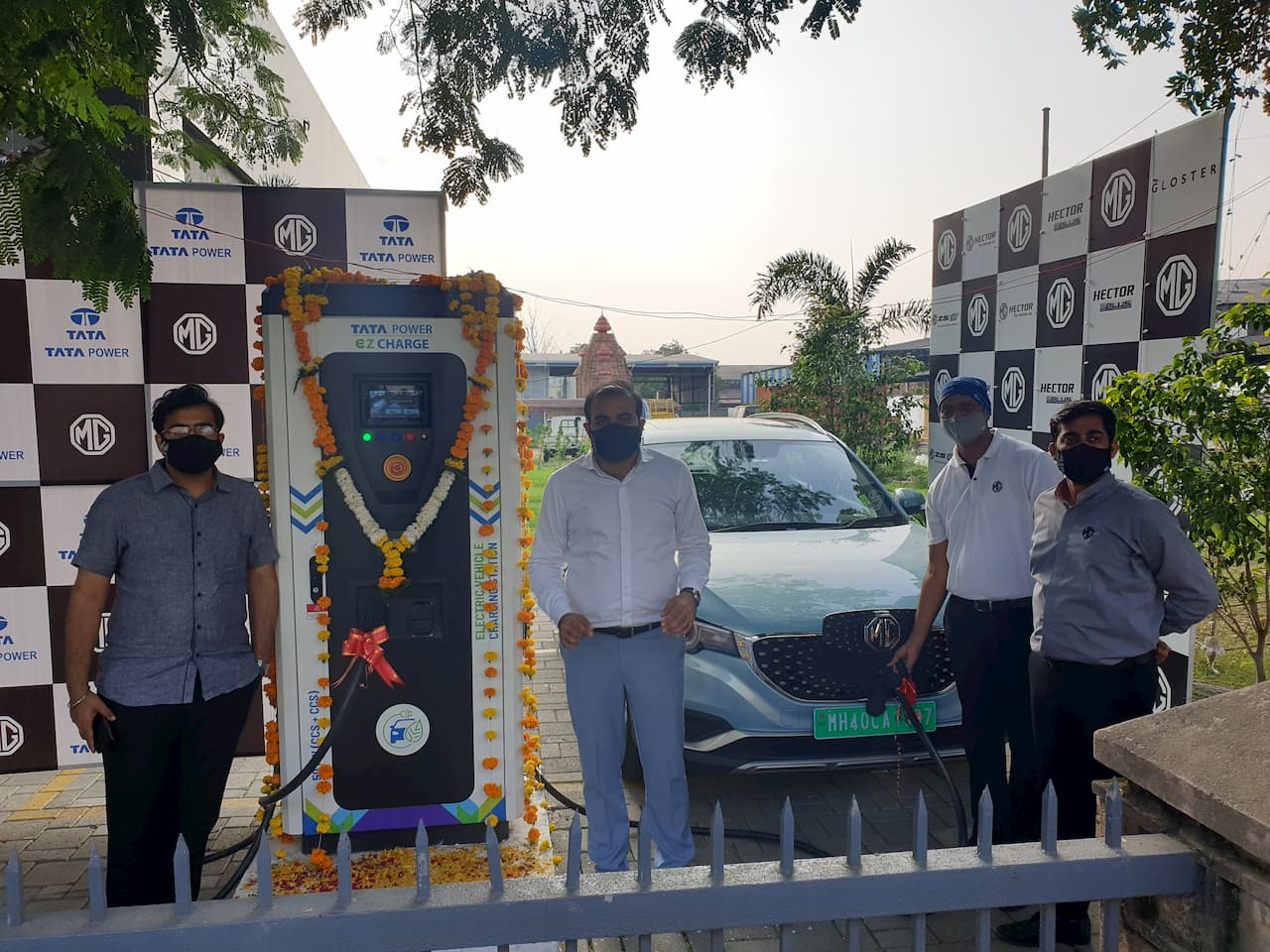 MG-Tata Power EV charging station Superfast Nagpur