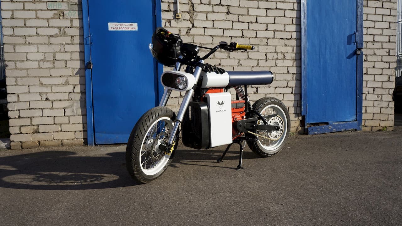 Punch Motorcycles electric bike front
