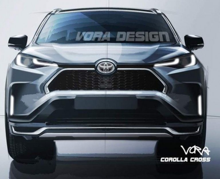 Toyota Corolla Cross front look render