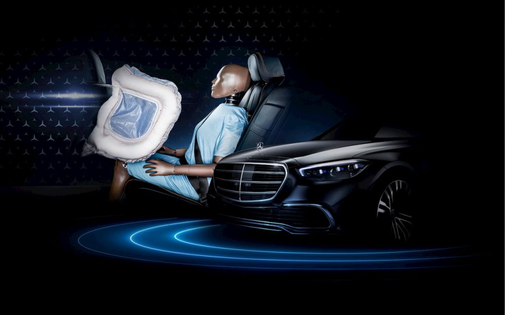 2021 Mercedes S-Class W223 rear-seat airbag