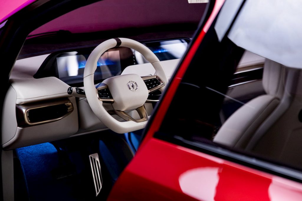 Izera electric hatchback interior