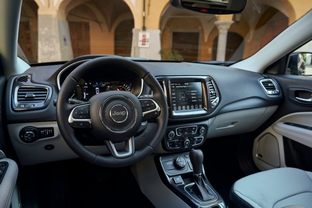 Jeep Compass 4xe plug-in hybrd interior