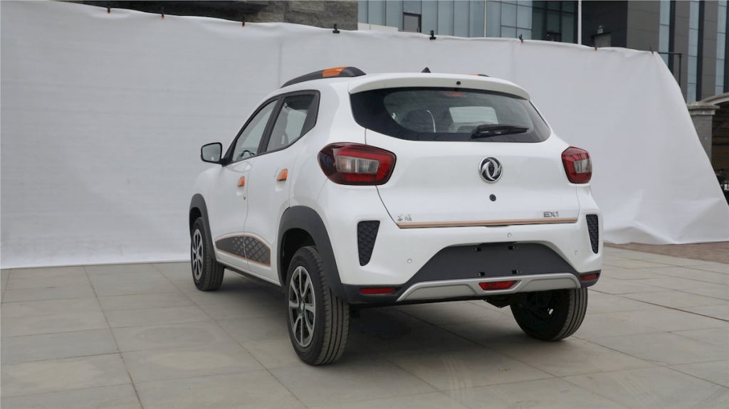 New Dongfeng EX1 rear quarters