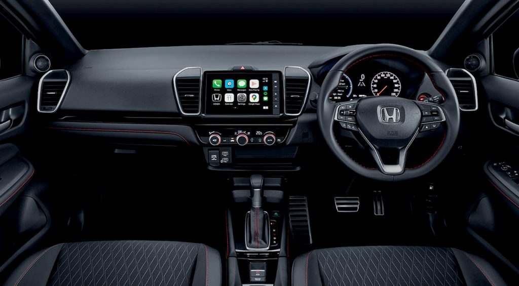 2021 Honda City Hybrid interior dashboard
