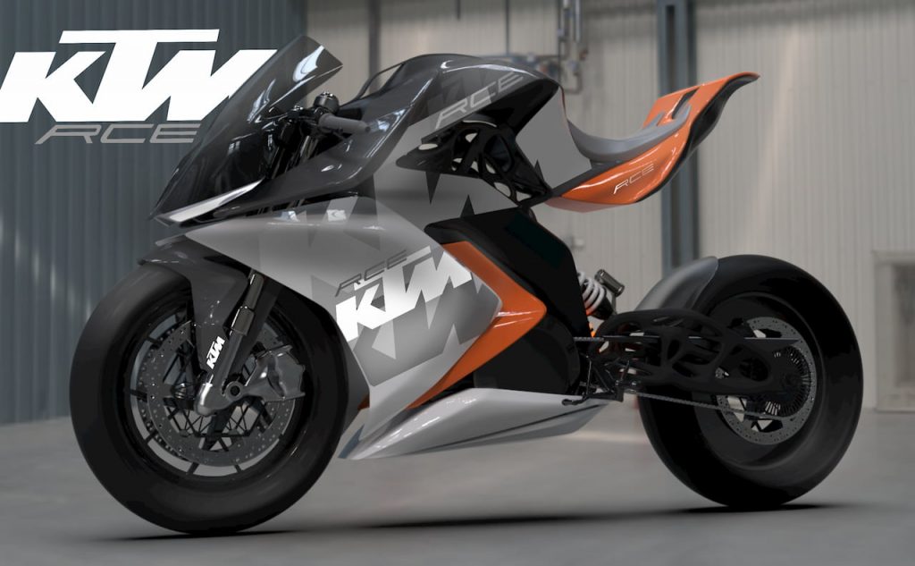 KTM RC Electric Bike project side view by Mohit Solanki