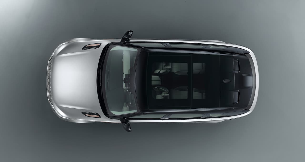 Range Rover family model top view