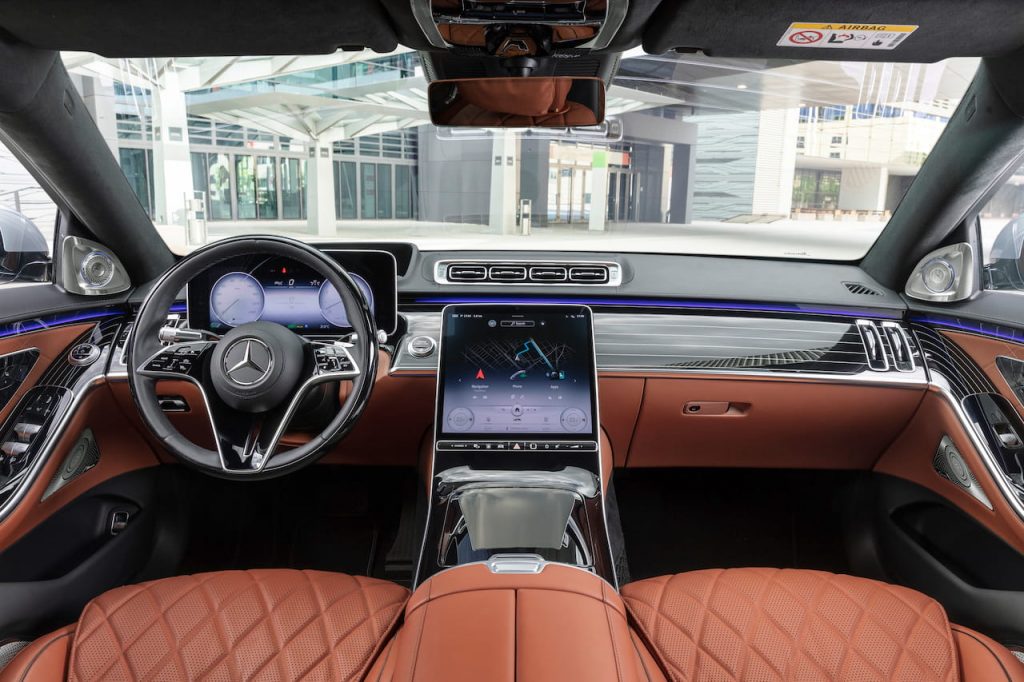 2021 Mercedes S-Class interior dashboard EVW