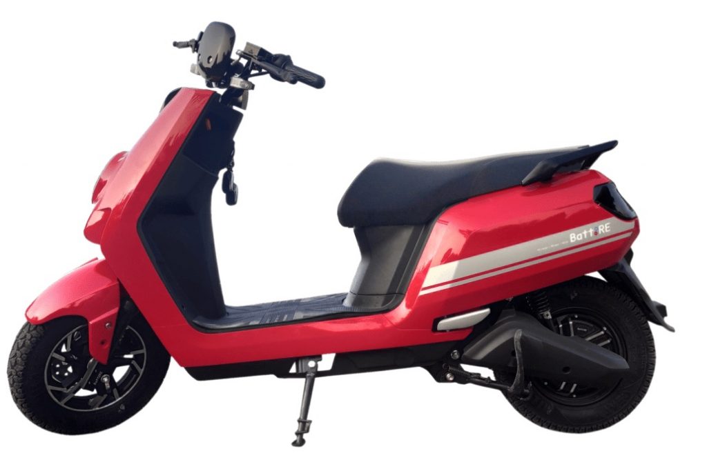 BattRE electric scooter side