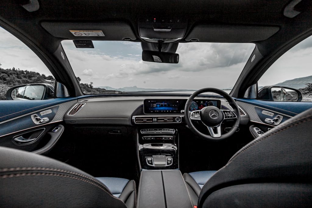 Mercedes EQC interior review media drive India