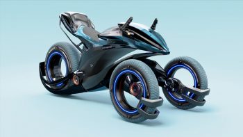 Orxa Atheris Concept is an Indian electric trike for the 2030s