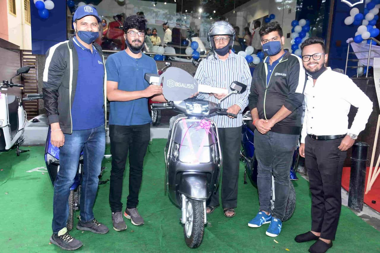 Bgauss electric scooter Bengaluru launch showroom