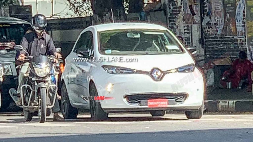 Old Renault Zoe spied in Chennai