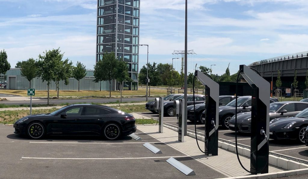 Porsche fast charging park, Berlin-Adlershof
