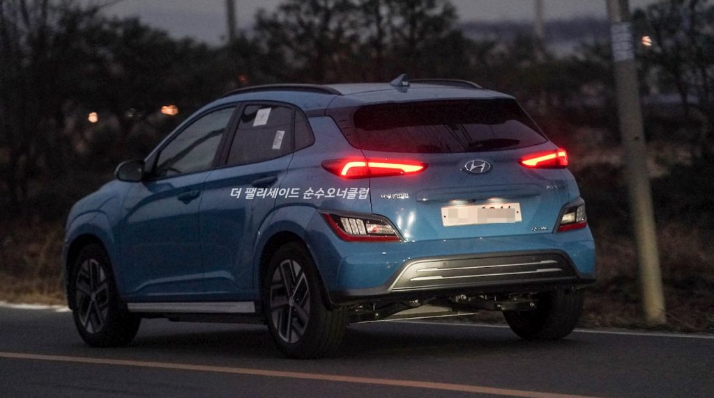 2021 Hyundai Kona EV spotted