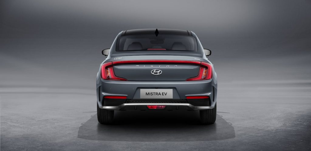 2021 Hyundai Mistra EV rear