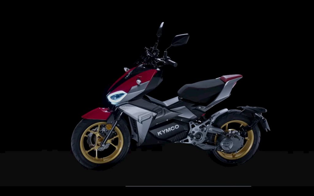 KYMCO K9 electric motorcycle side