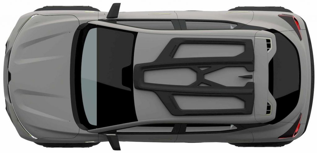 Renault Kiger concept roof patent image