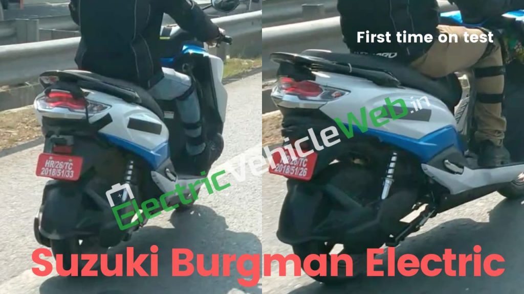 Suzuki Burgman electric scooter spotted