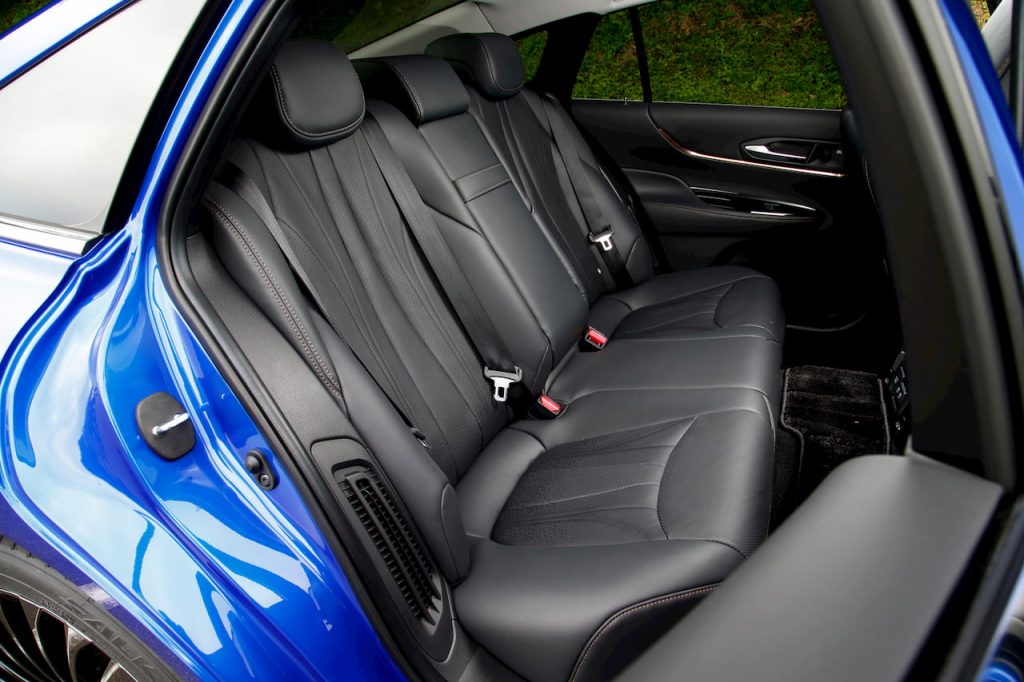 2021 Toyota Mirai rear seats interior