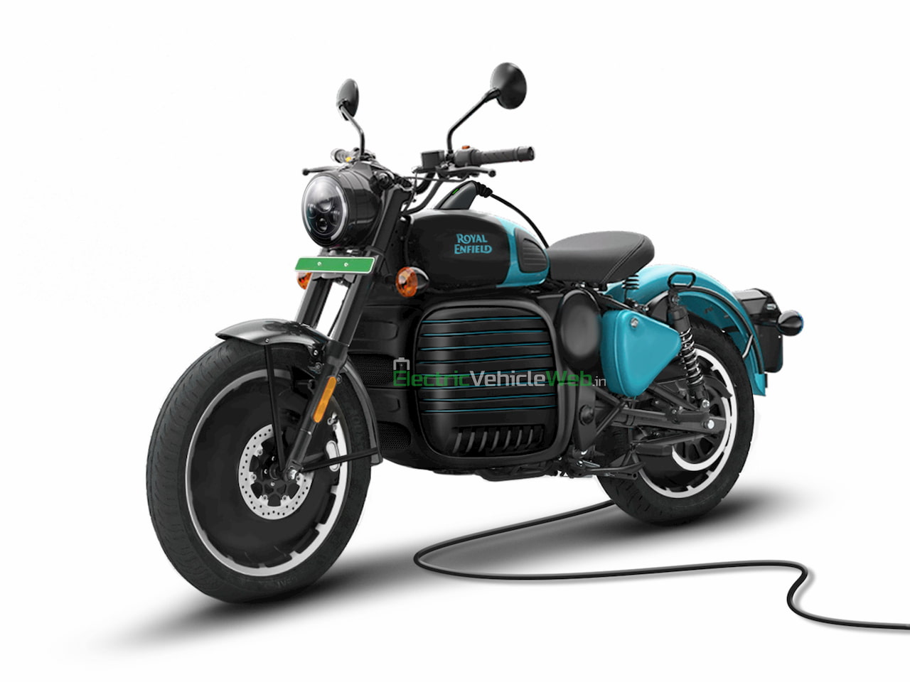 Royal Enfield electric bike based on the Classic rendering