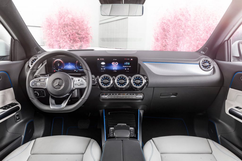 Mercedes EQA interior dashboard