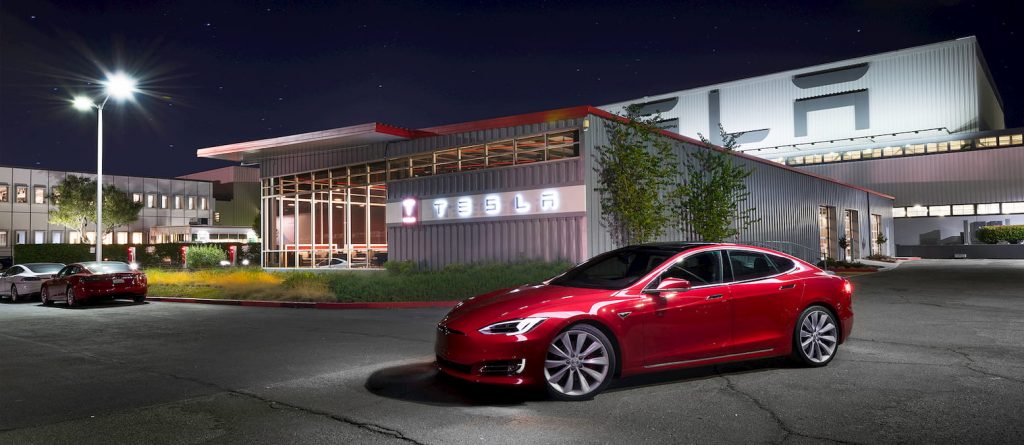 Tesla showroom Fremont factory Tesla Model S
