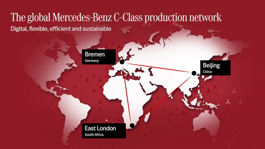 2021 Mercedes C-Class production sites
