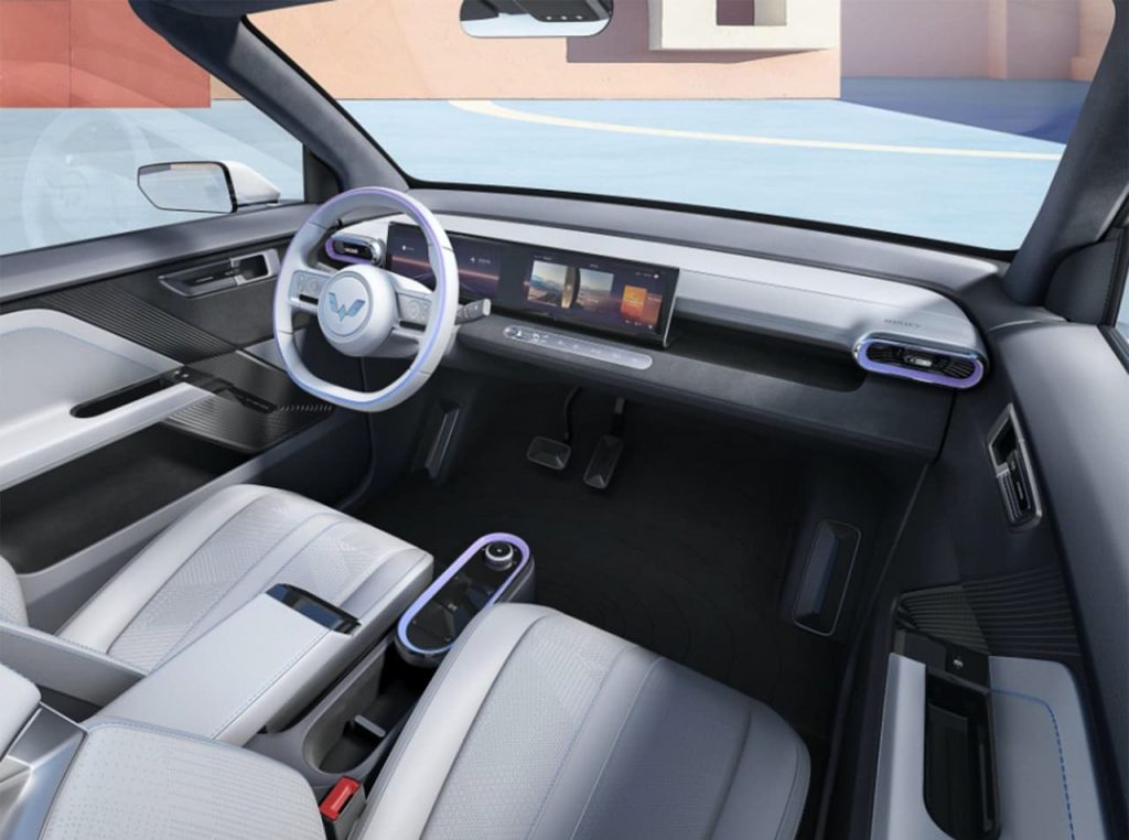 2021 Wuling Mini EV Convertible interior
