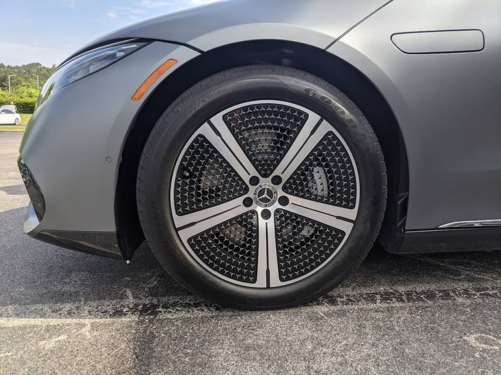 US-spec Mercedes EQS wheel