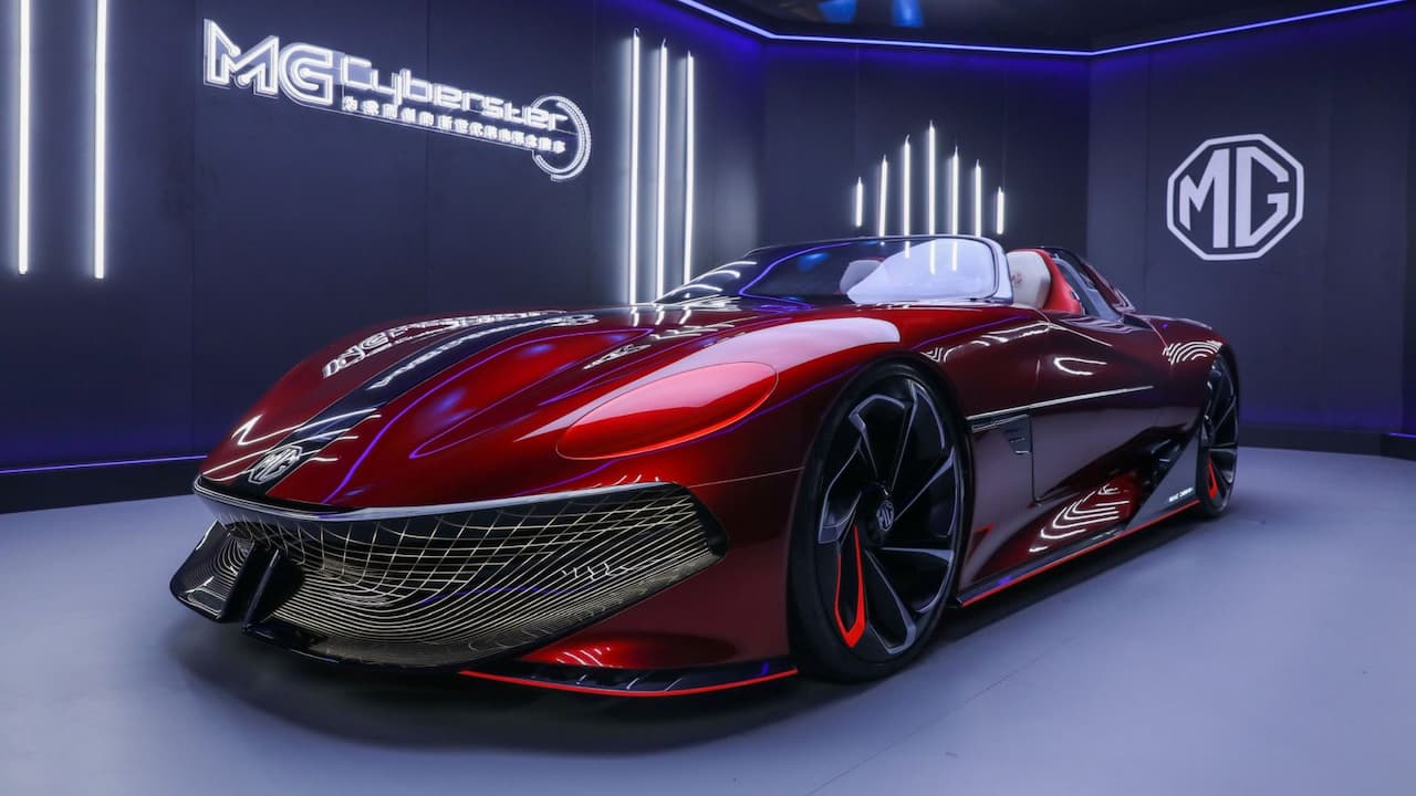MG Cyberster electric sportscar concept