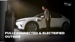 Chrysler electric SUV coupe charging teaser
