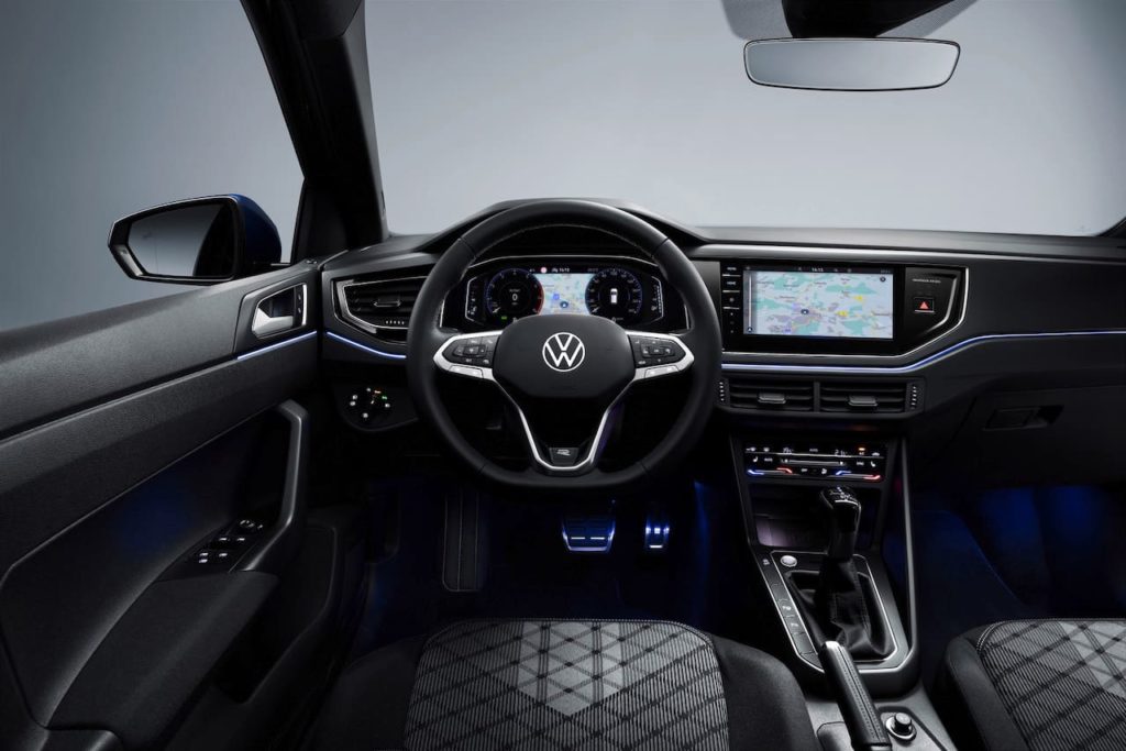2021 VW Polo facelift interior dashboard driver-side