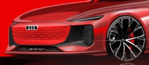 Audi A6 e-tron teaser