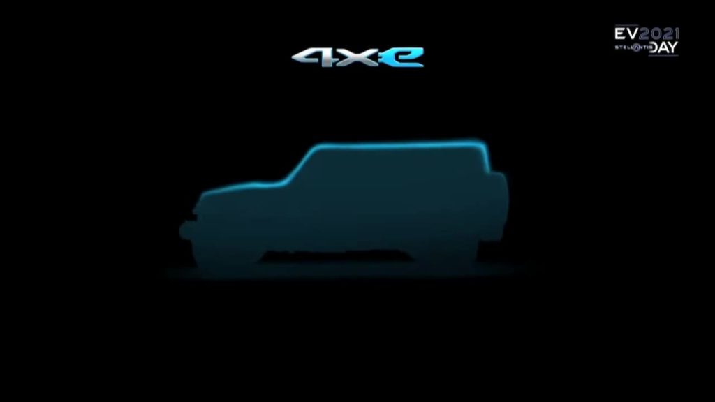 Jeep electric SUV teaser image