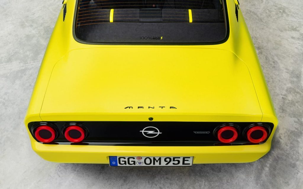 Opel Manta GSe EV rear