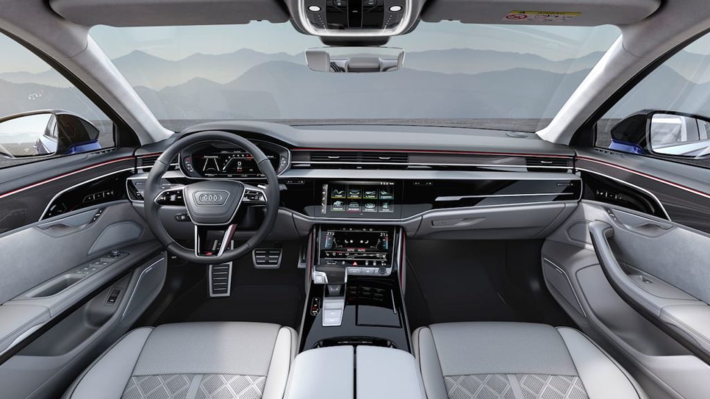 2022 Audi A8 facelift interior dashboard