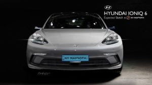 Hyundai Ioniq 6 front rendering