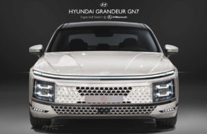 2022 Hyundai Grandeur Hybrid render front
