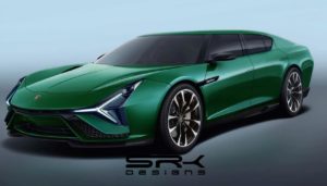 Lamborghini Electric car render