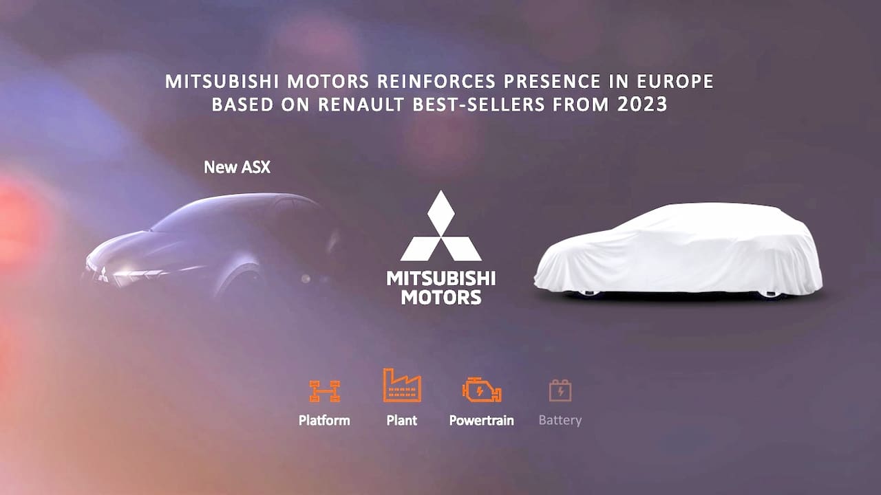 Next-gen Mitsubishi ASX teaser