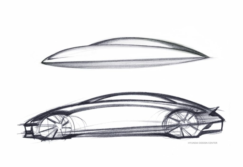 Hyundai Ioniq 6 sketch