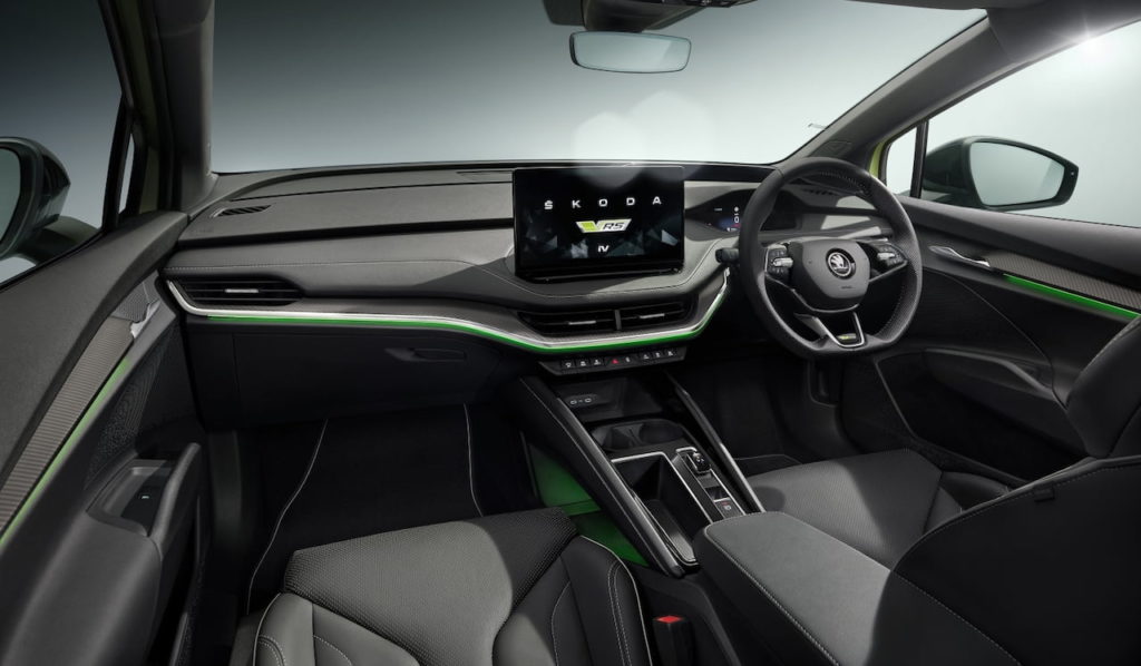 Skoda Enyaq Coupe RS iV interior